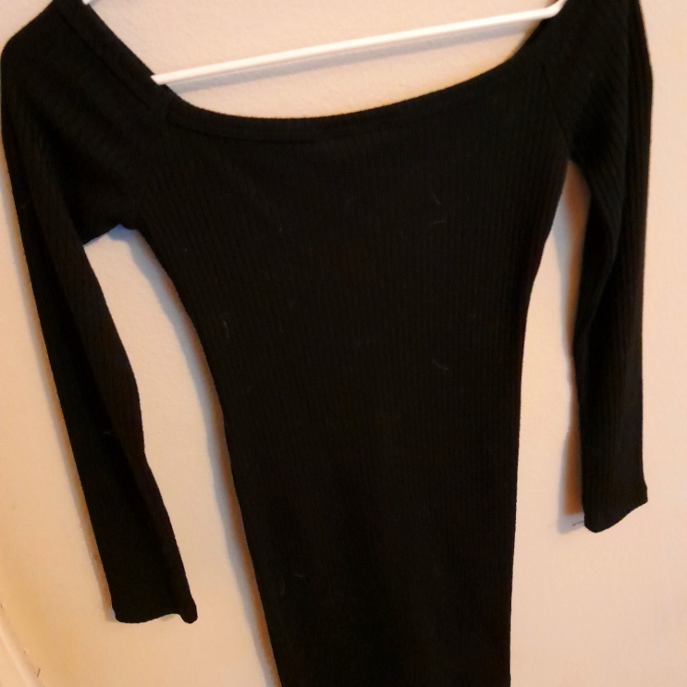 Off should mini dress